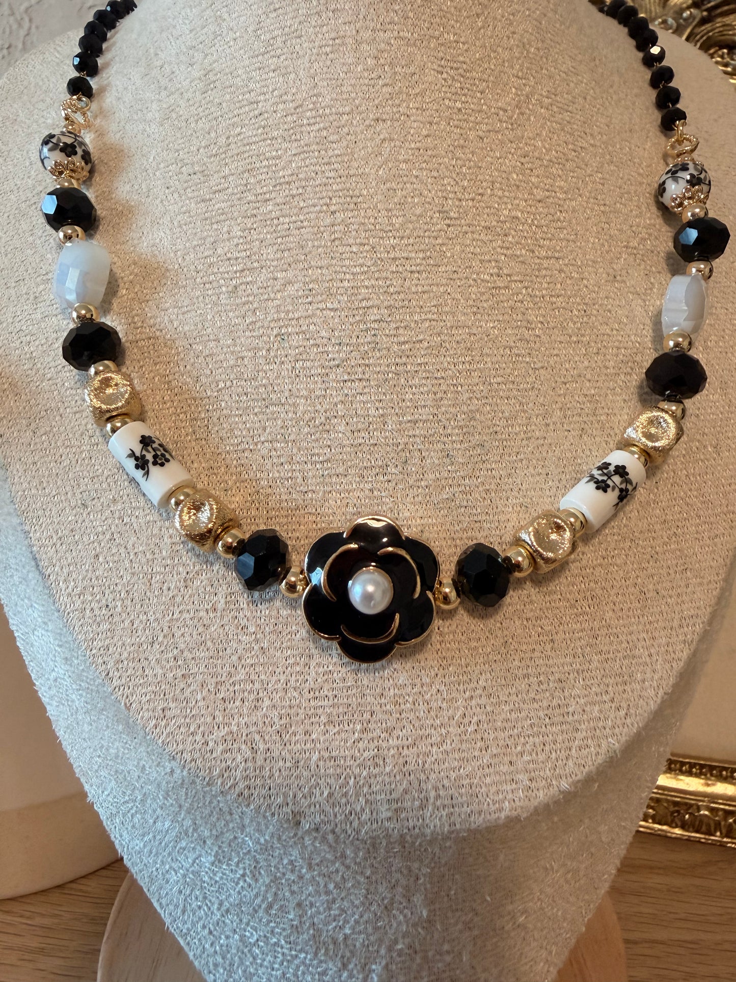 Vintage Floral Necklace