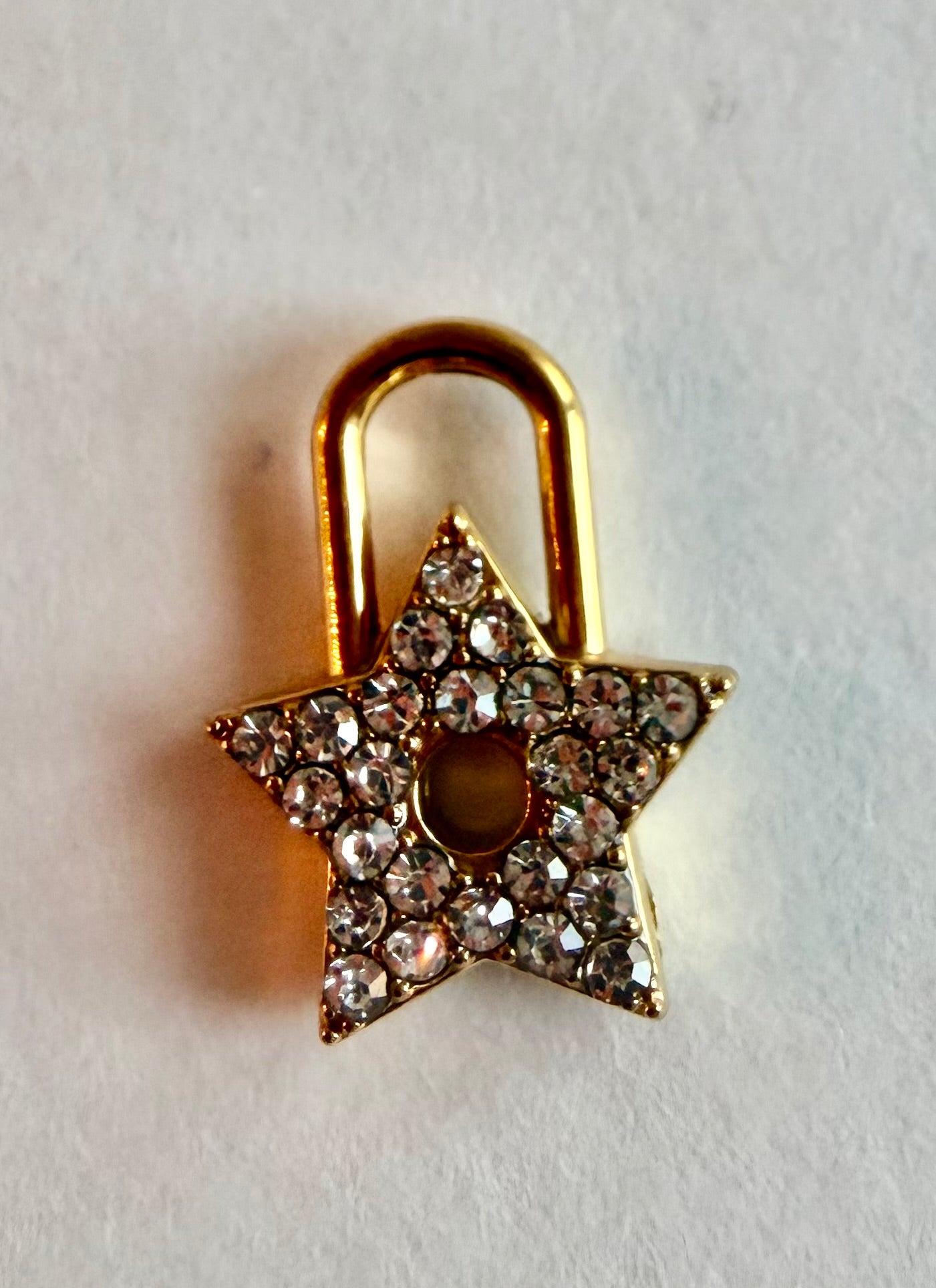 Bling Star Lock Charm