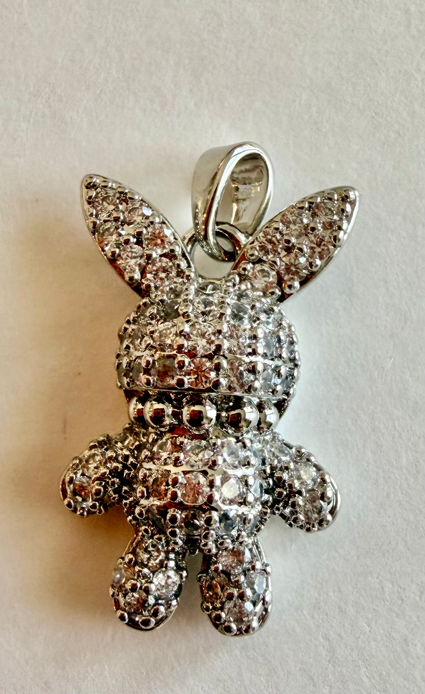 Bunny with Necklace Charm