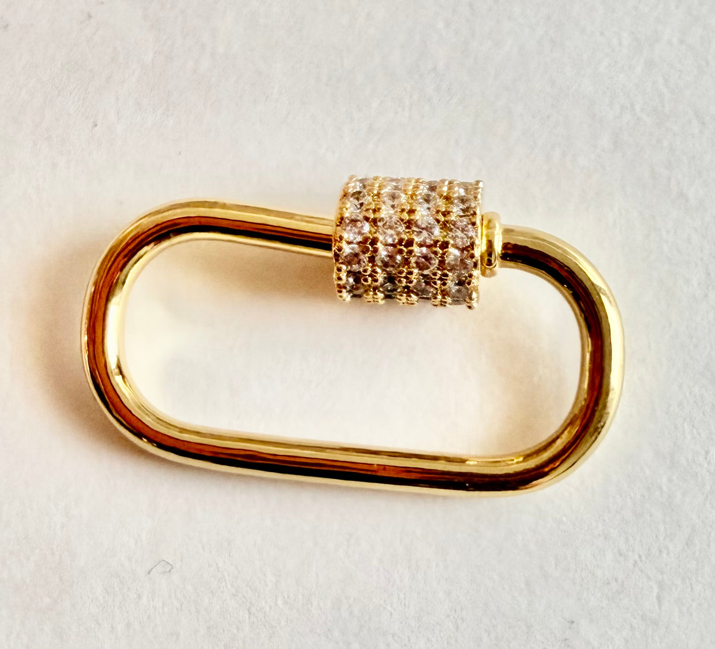 Medium Oval Carabiner Charm