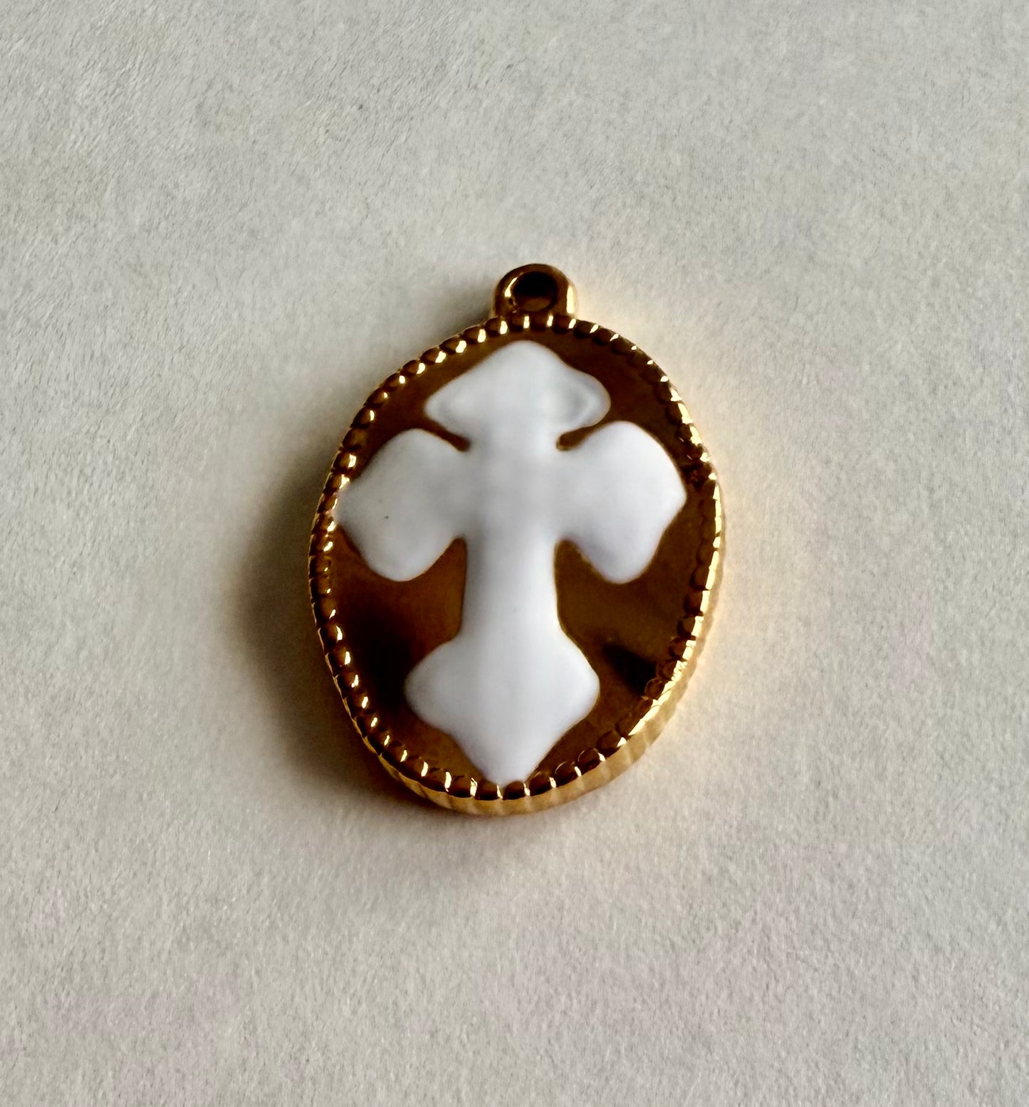 Oval Vintage Cross