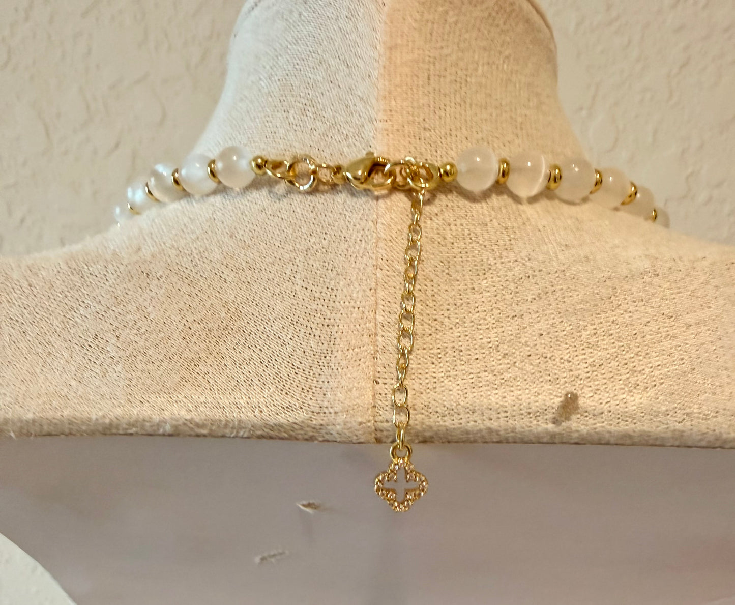 Selenite Carabiner Necklace