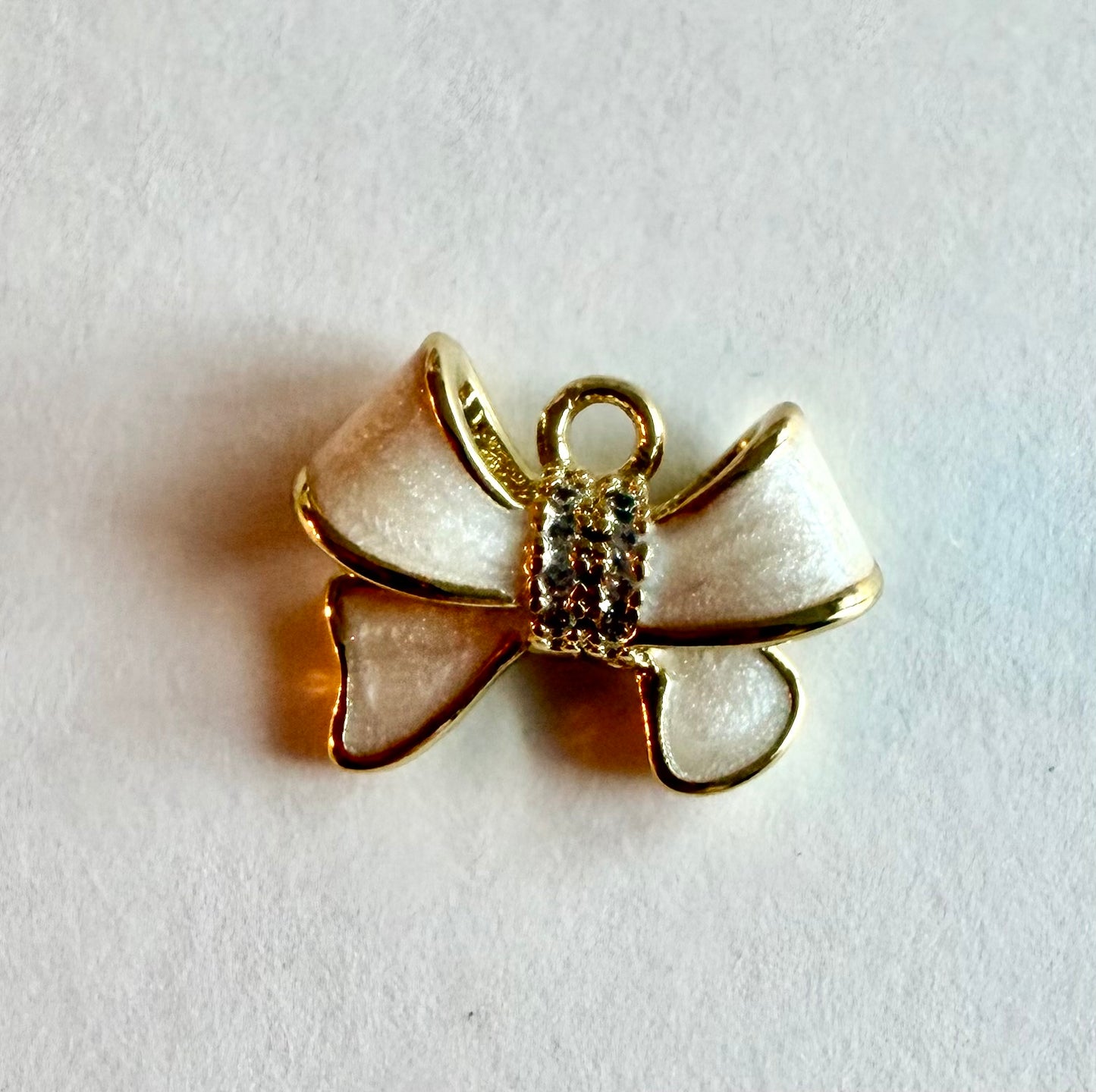 Enamel Bow Charm