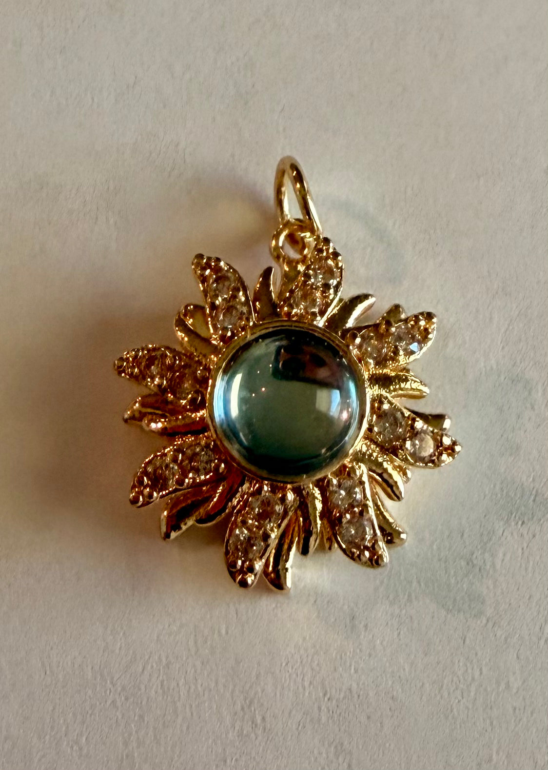 Blue Sun Charm