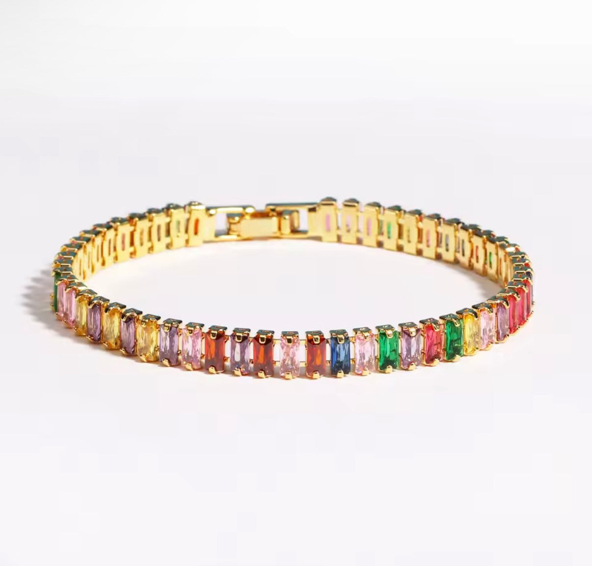 Rectangle Tennis Bracelet