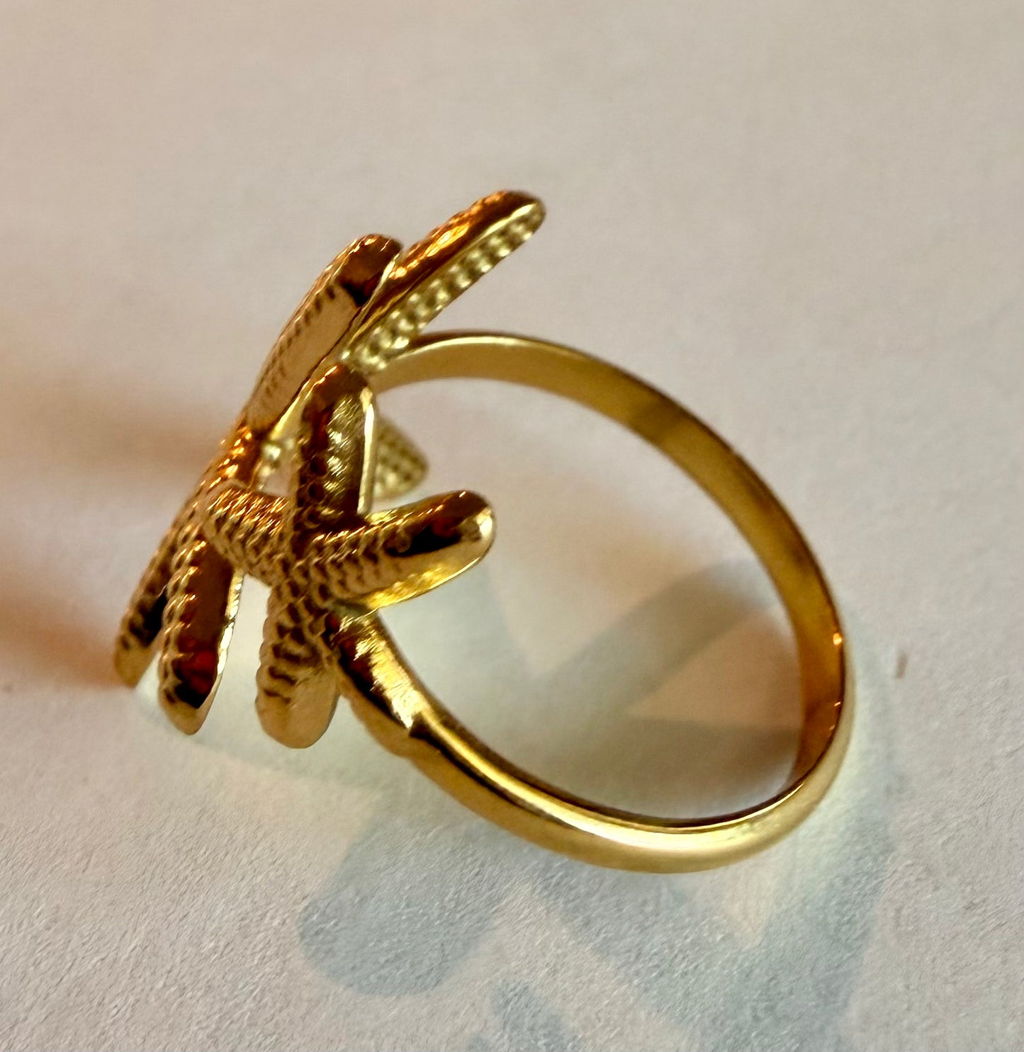 Double Starfish Ring