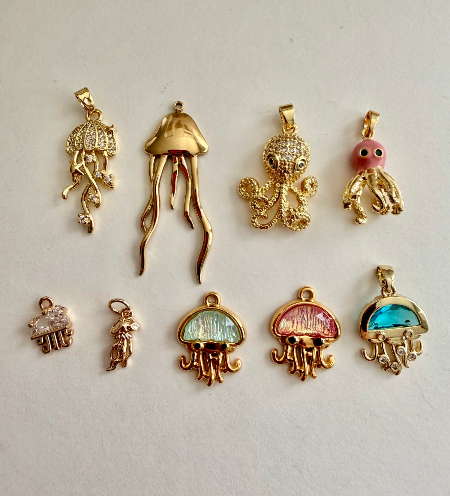 Jellyfish, Octopus, and Squid Charms