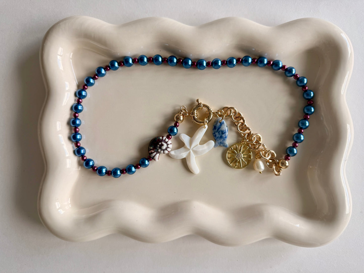 Beaded Costal Summer Necklace