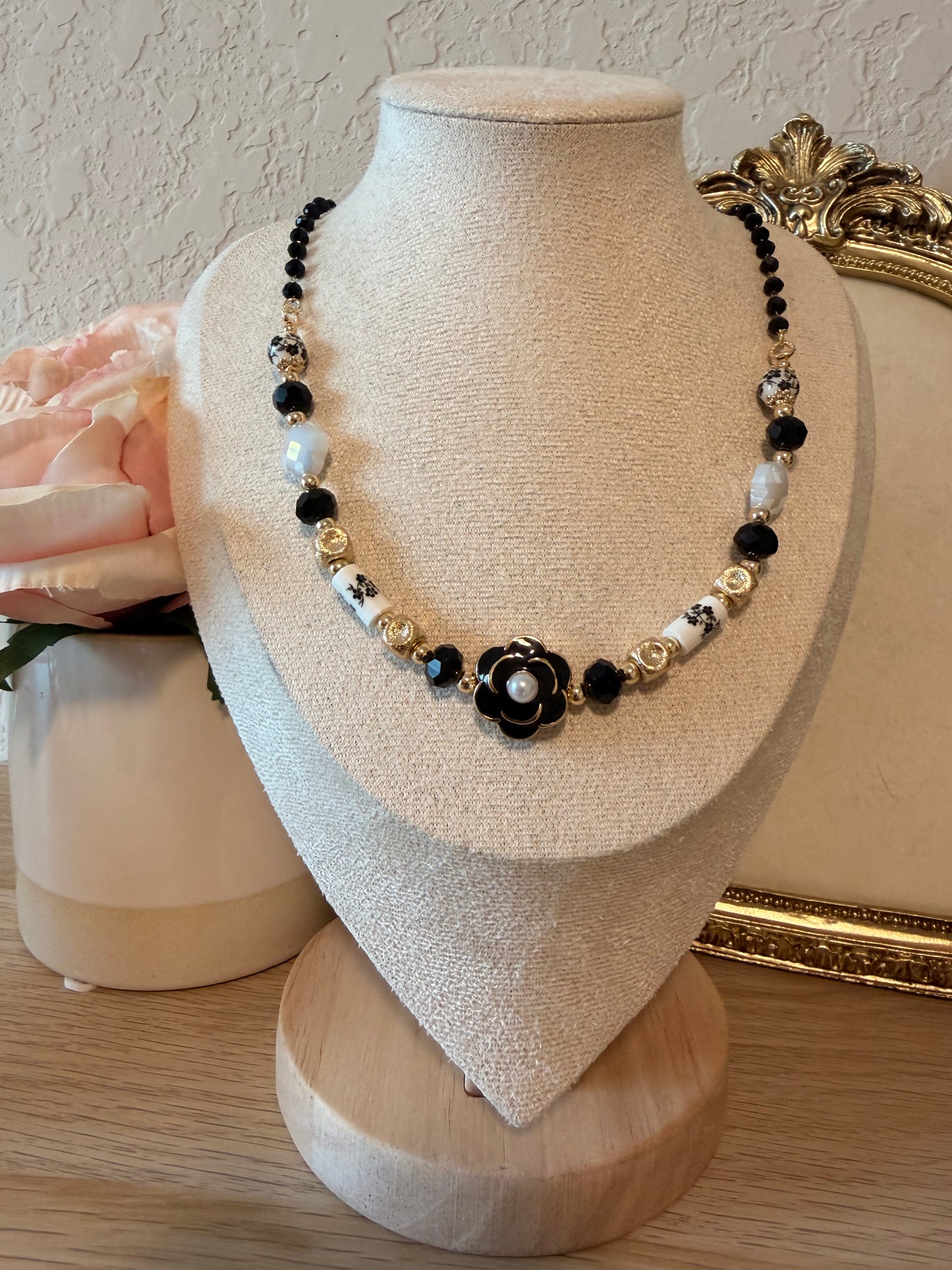 Vintage Floral Necklace