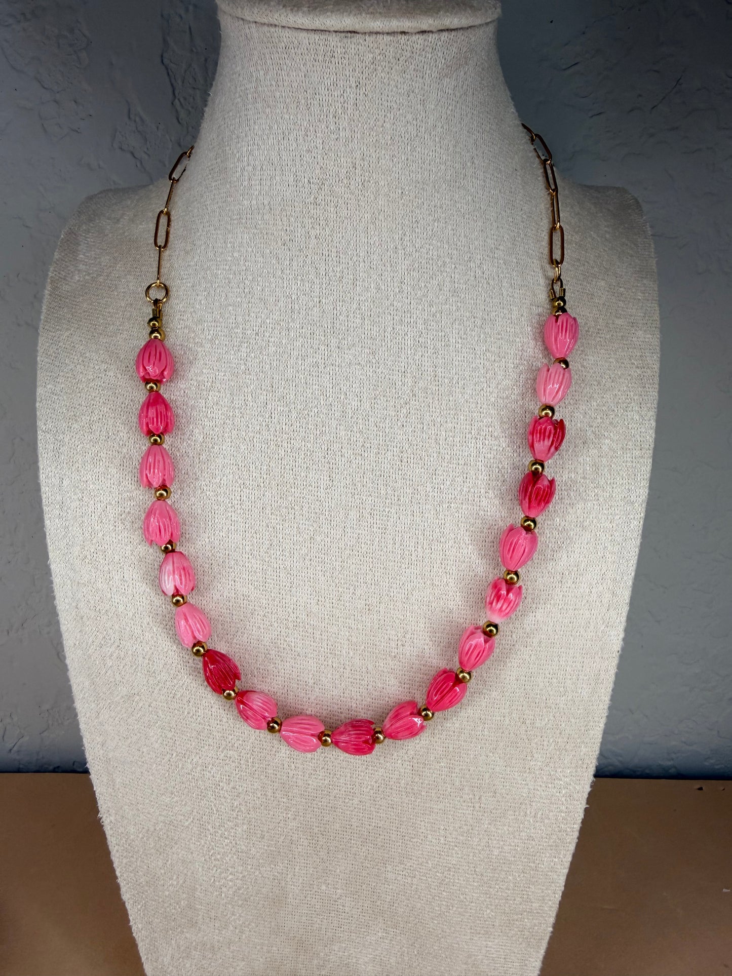 Hawaiian Pikake Half Lei Necklace