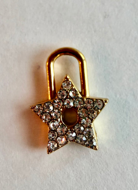 Bling Star Lock Charm