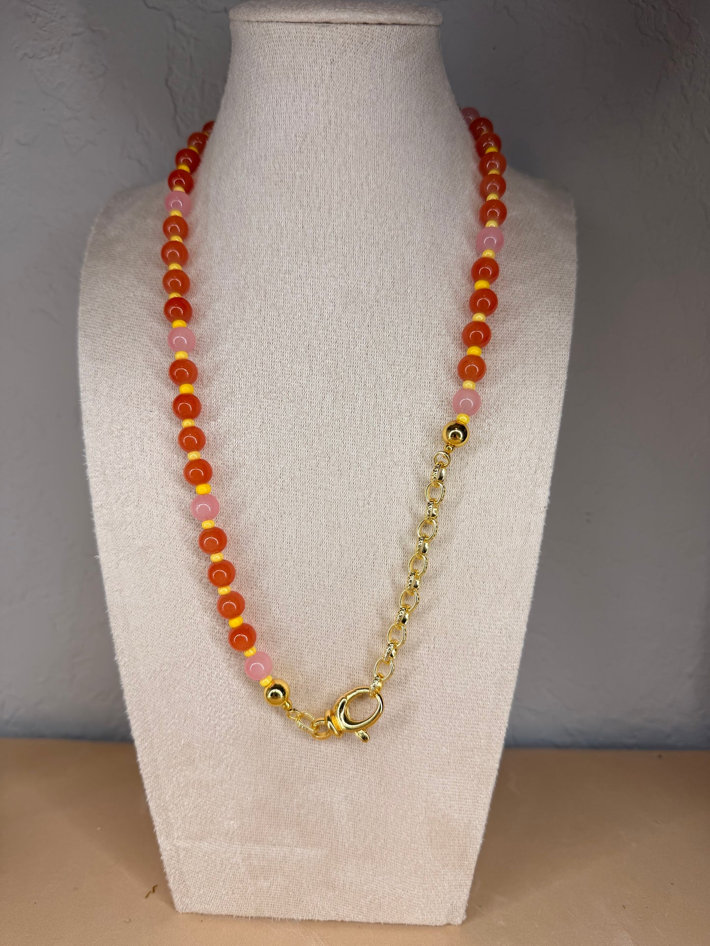 Tik Tok Live - Glass Bead Necklace (No Charms/Upgrade Design)