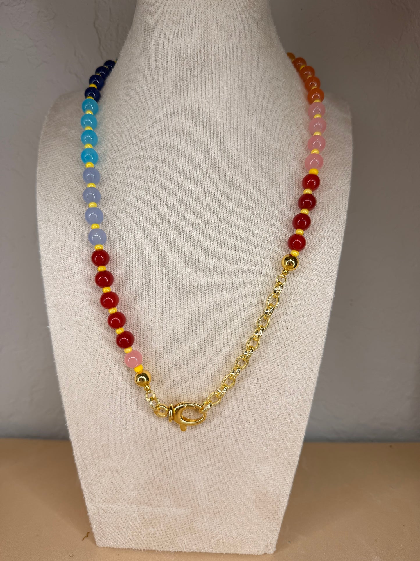 Tik Tok Live - Glass Bead Necklace (No Charms/Upgrade Design)