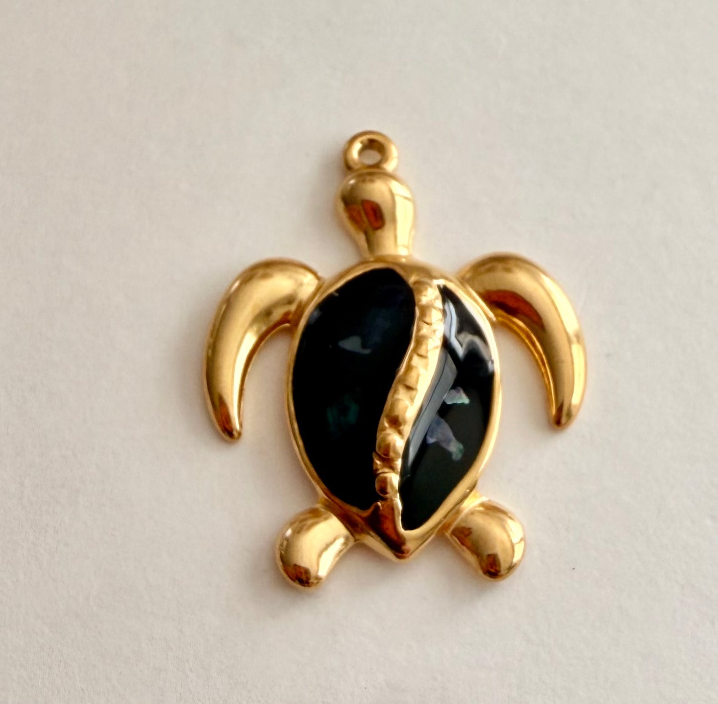 Enamel Turtle Charm