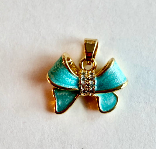 Enamel Bow Charm