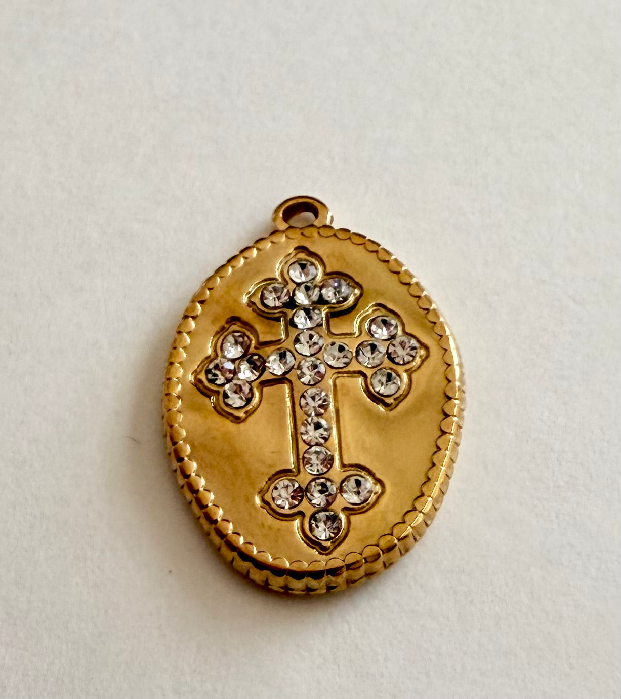 Oval Vintage Cross