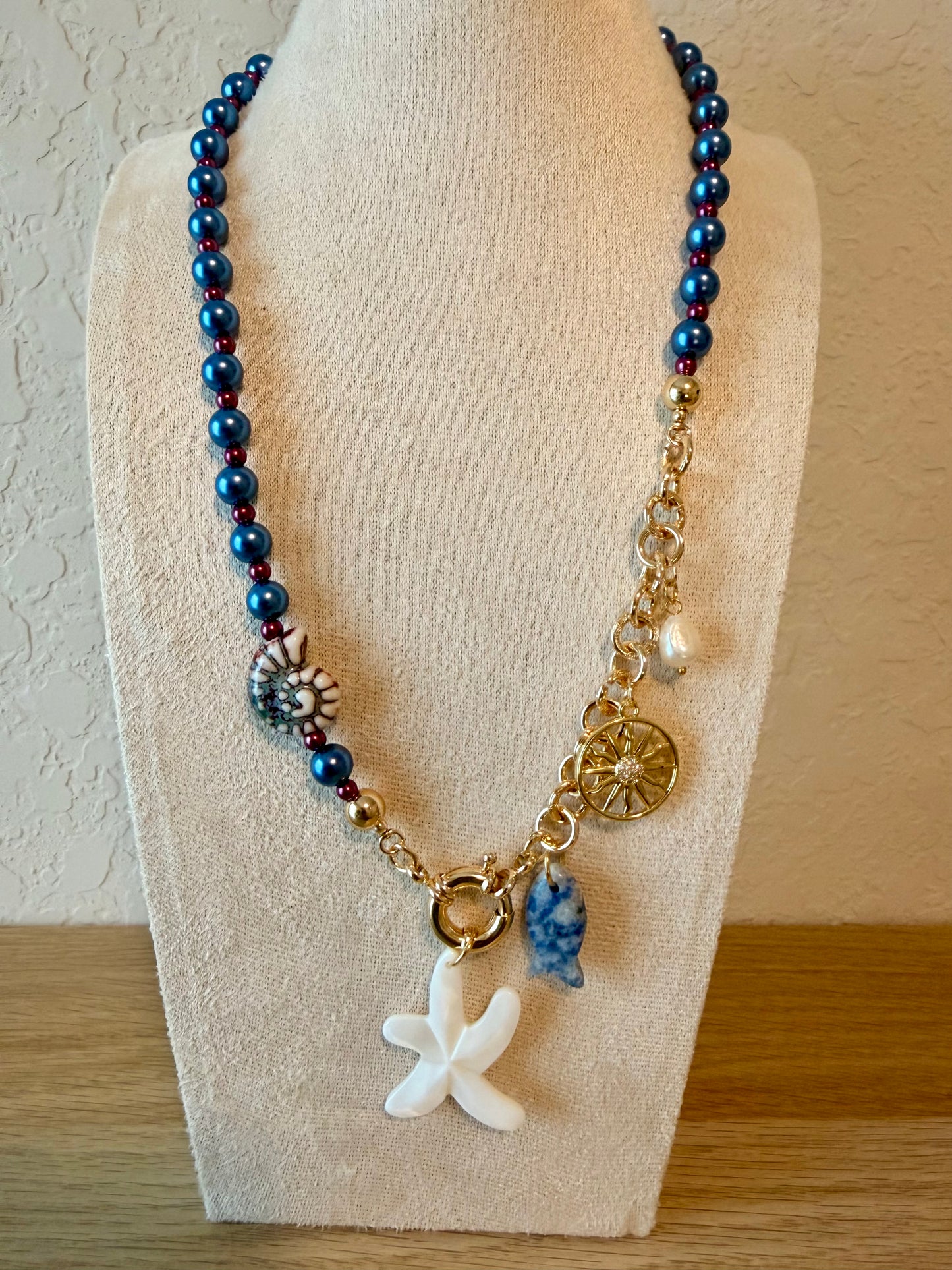 Beaded Costal Summer Necklace