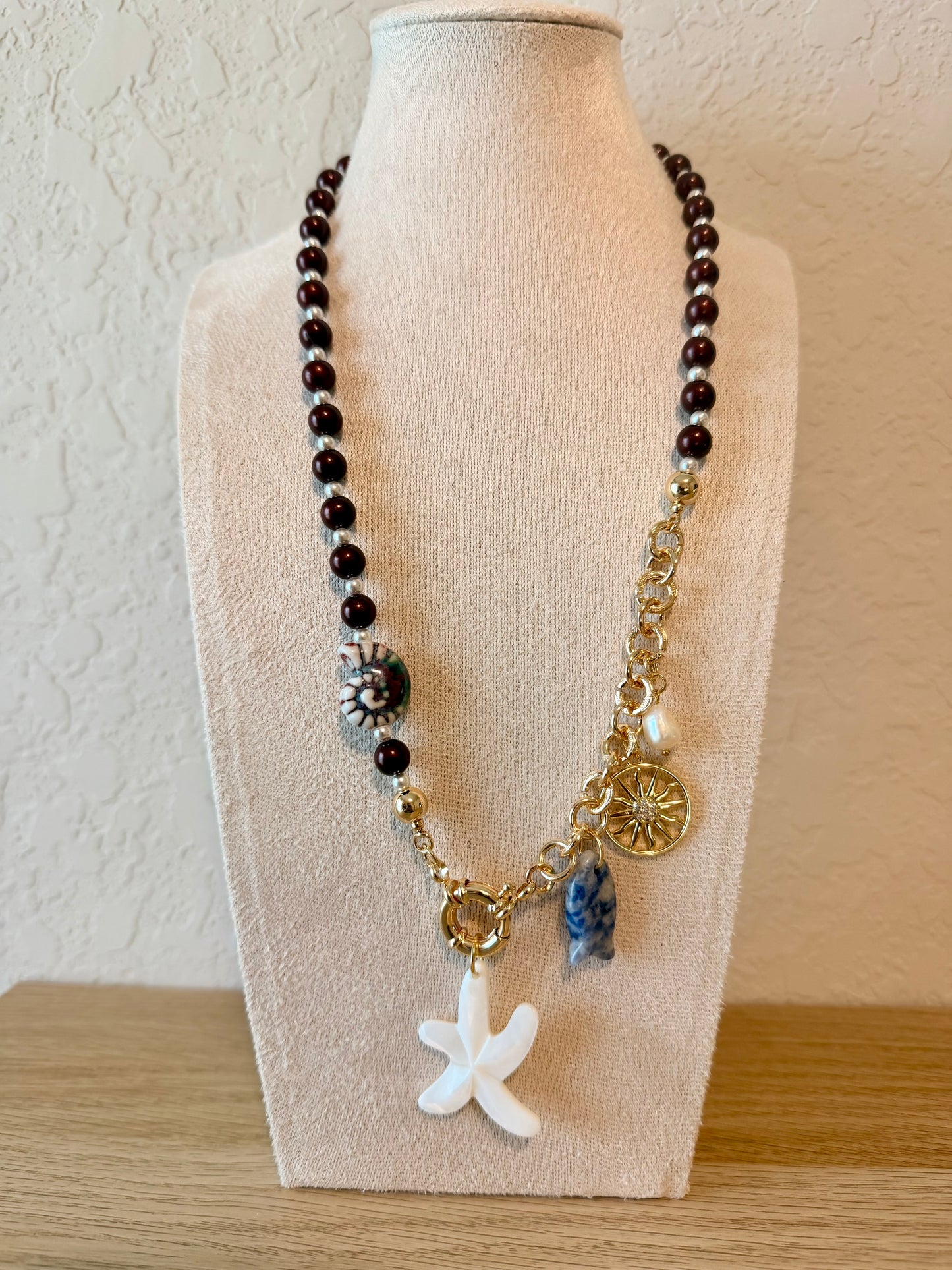 Beaded Costal Summer Necklace