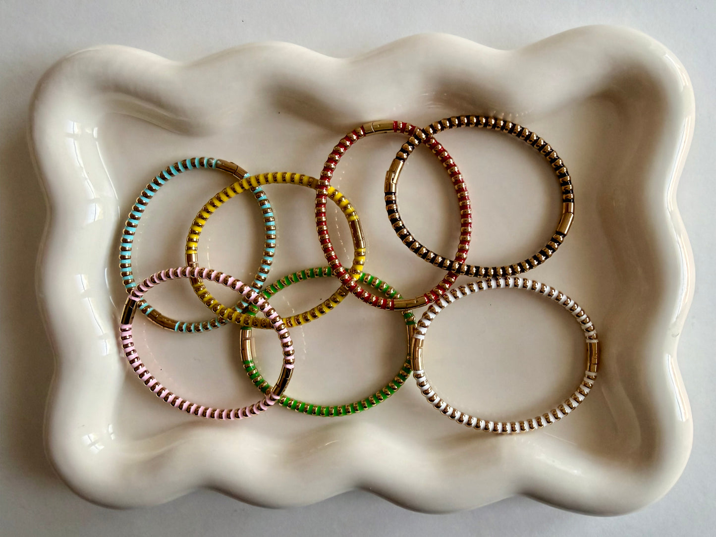 Round Ball Bangle Bracelet