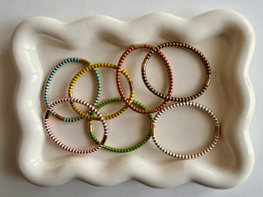 Round Ball Bangle Bracelet