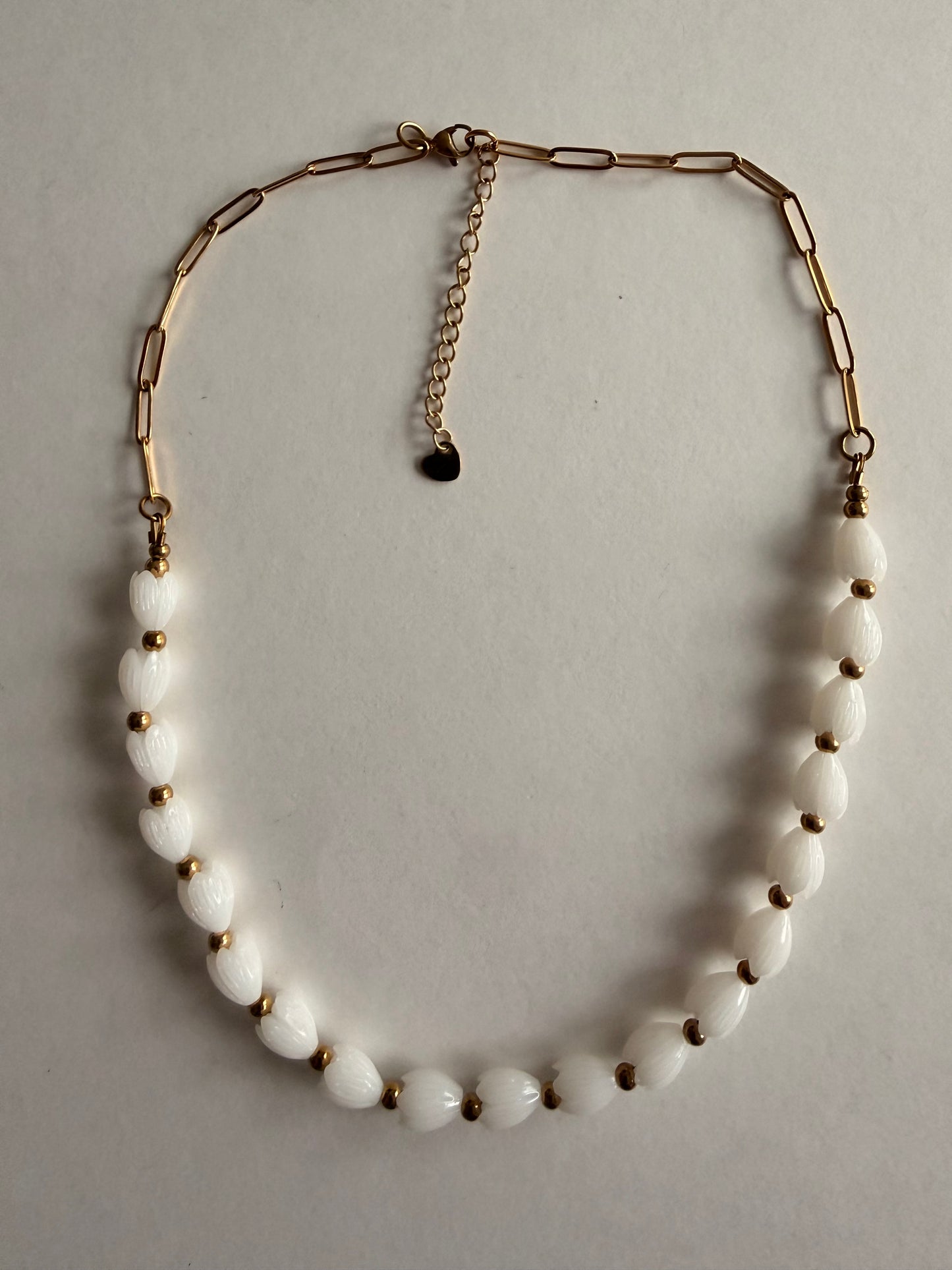 Hawaiian Pikake Half Lei Necklace