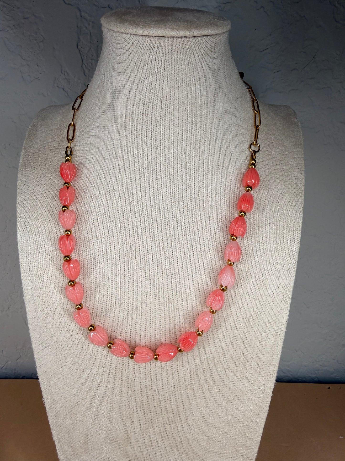 Hawaiian Pikake Half Lei Necklace
