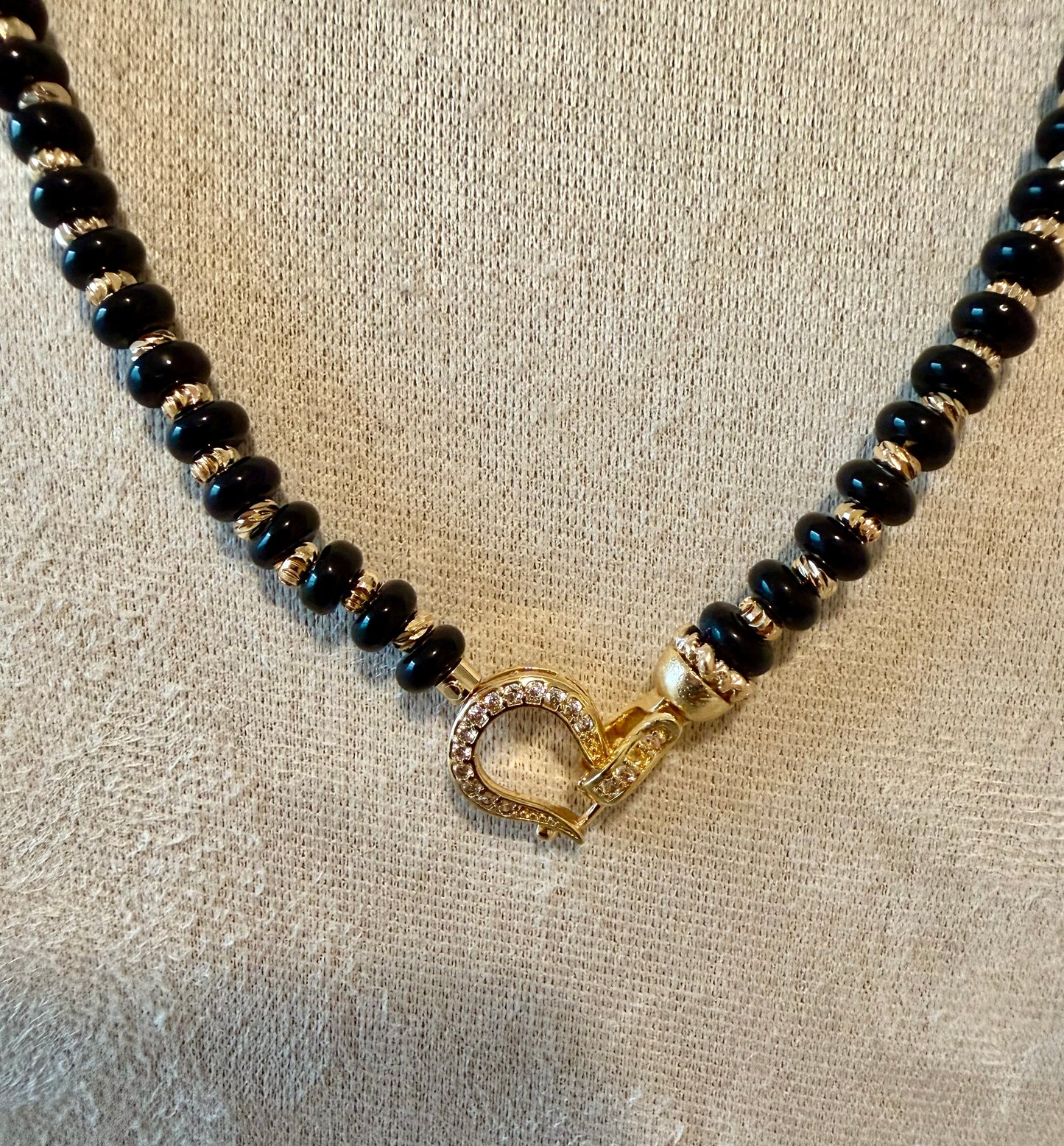 Beaded Horseshoe Necklace