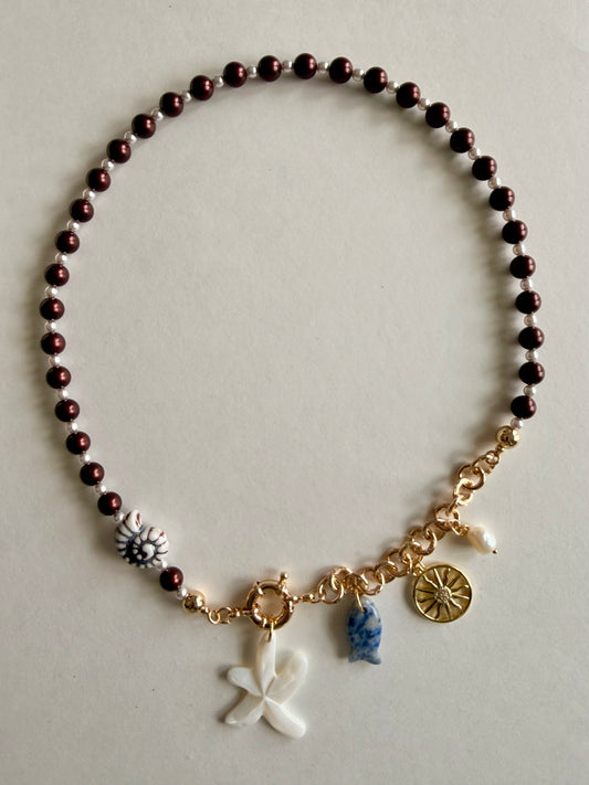 Beaded Costal Summer Necklace