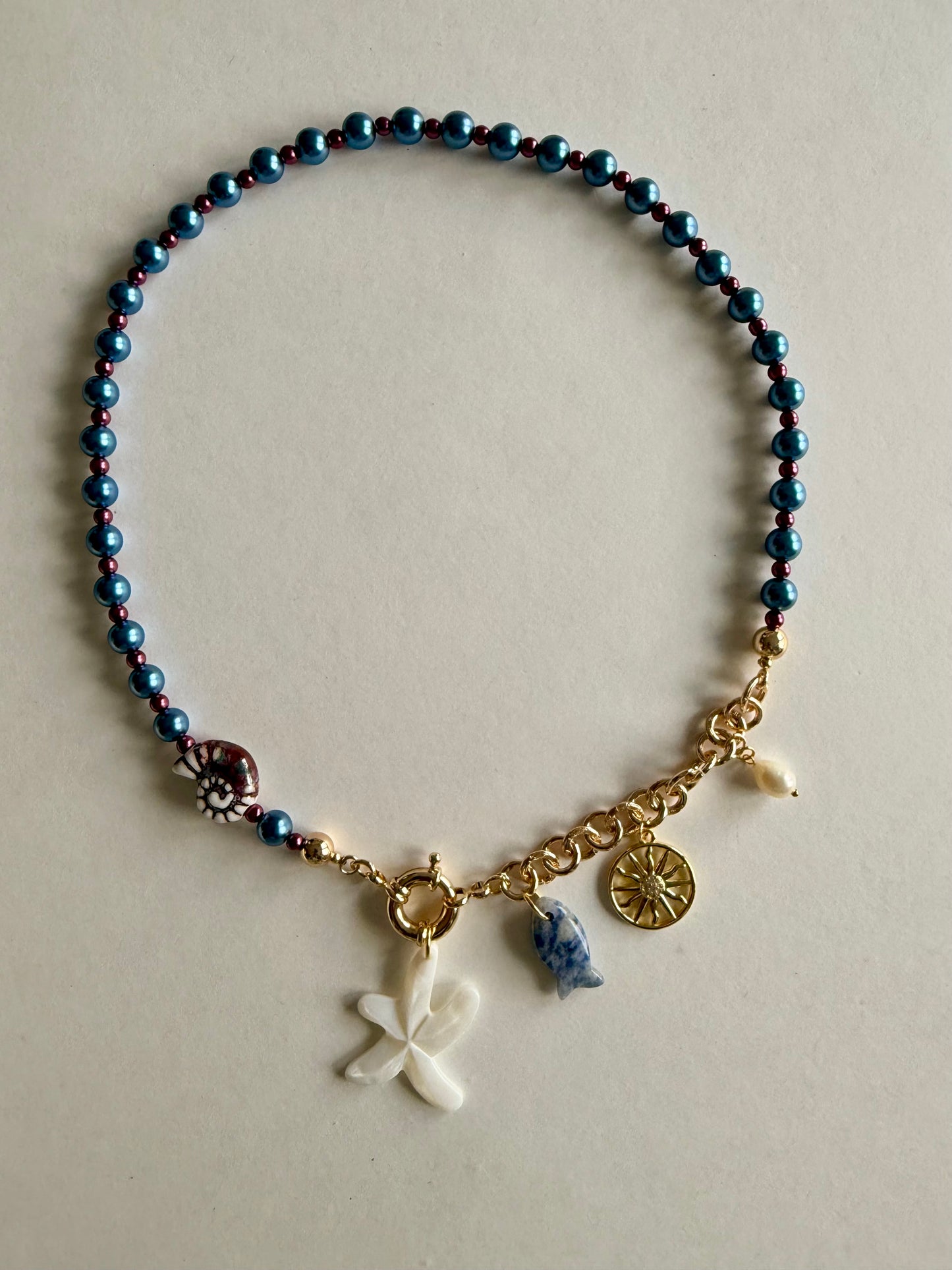 Beaded Costal Summer Necklace