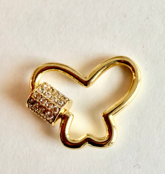 Butterfly Carabiner Charm