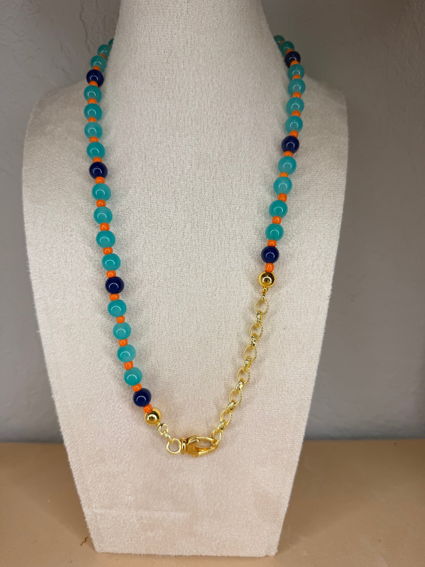 Tik Tok Live - Glass Bead Necklace (No Charms/Upgrade Design)