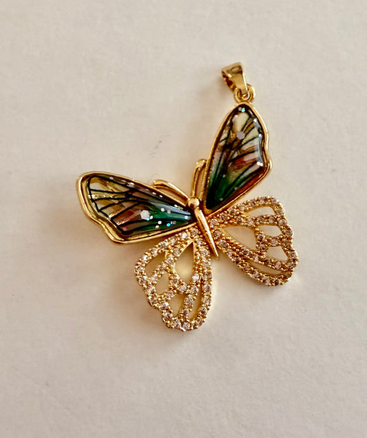 Mermaid Butterfly Charm