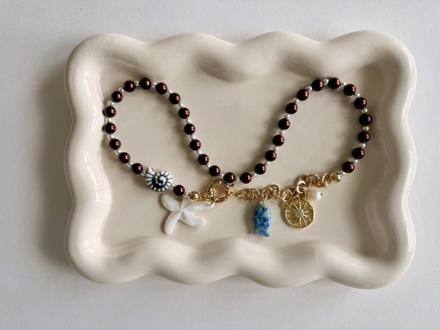 Beaded Costal Summer Necklace