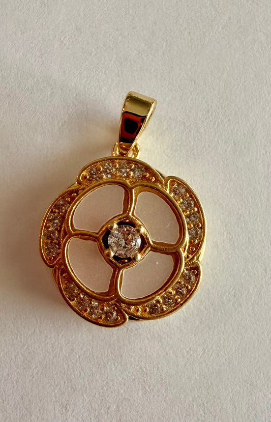White Flower Charm