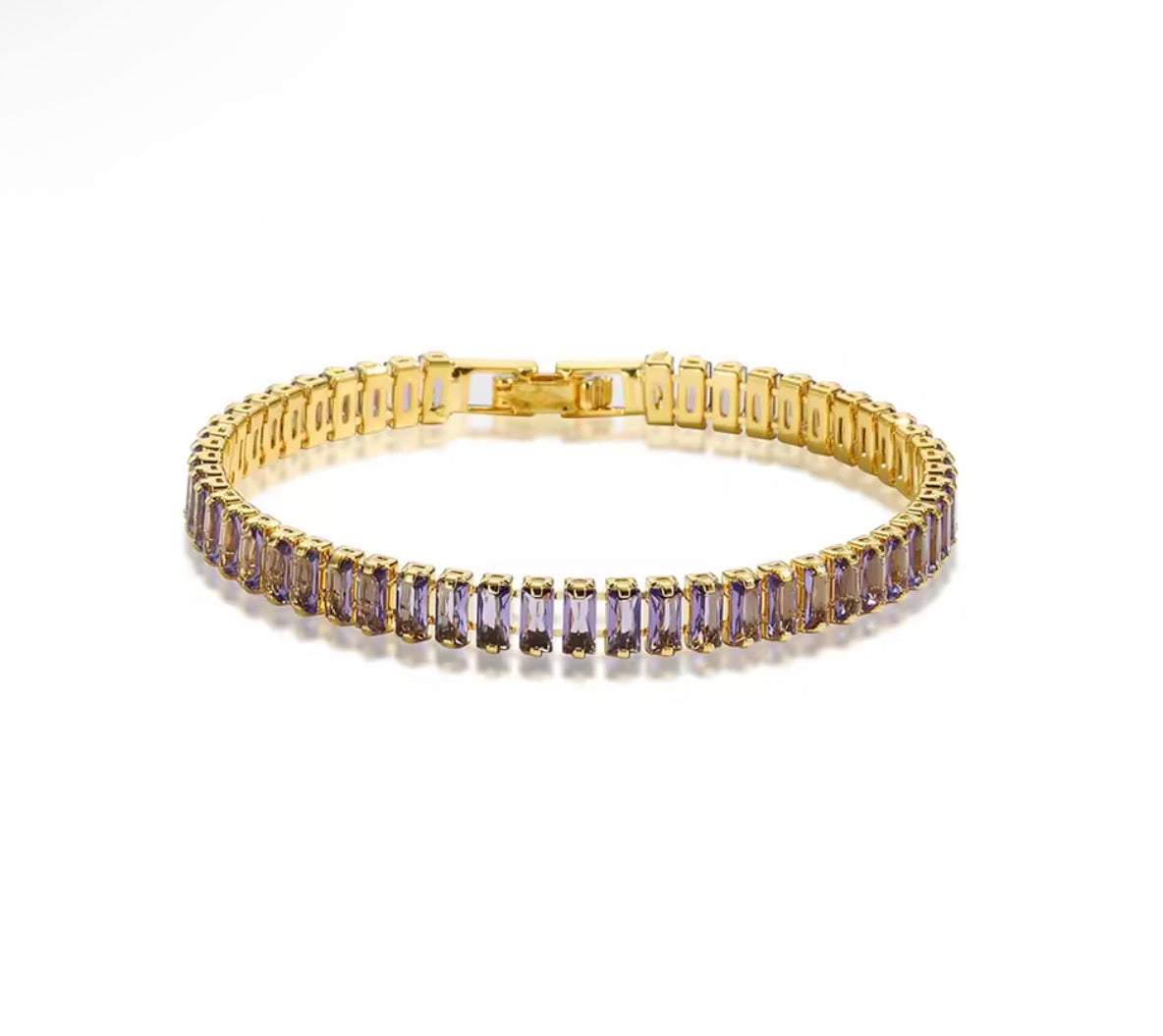Rectangle Tennis Bracelet