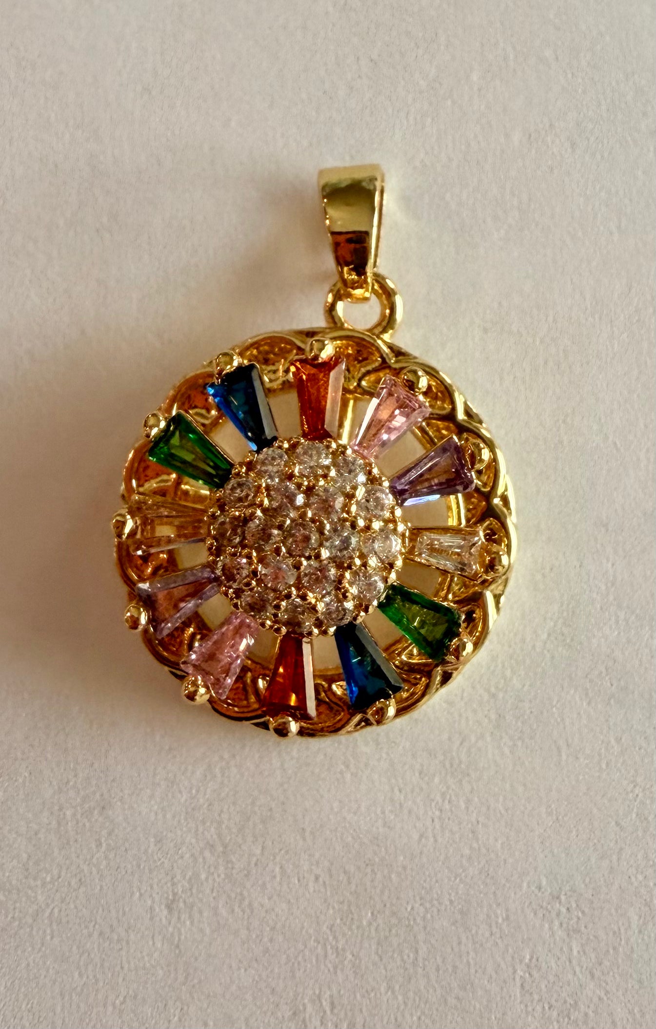 Colorful Daisy Charm