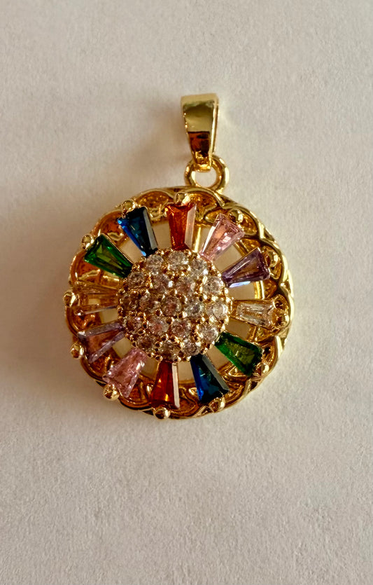 Colorful Daisy Charm