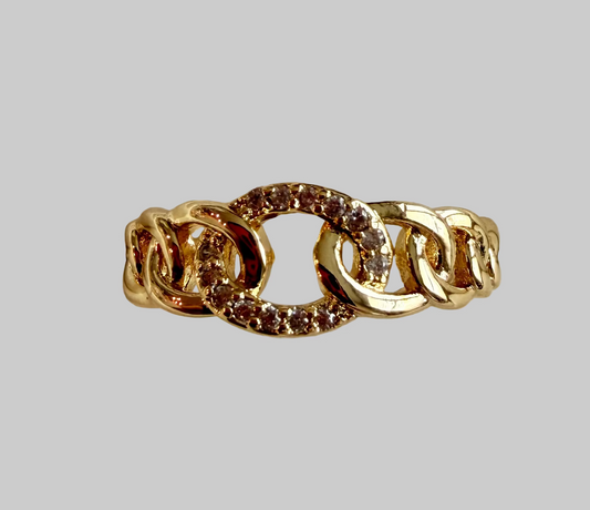 Oval Links Ring