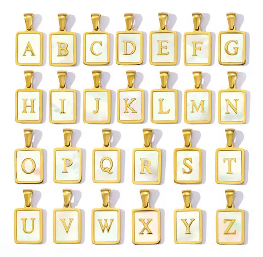 Rectangle Shell Letters