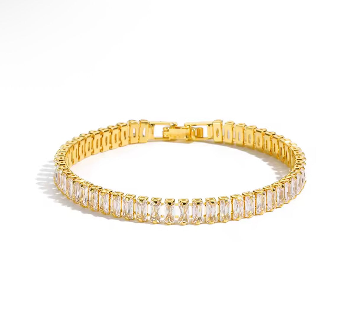 Rectangle Tennis Bracelet