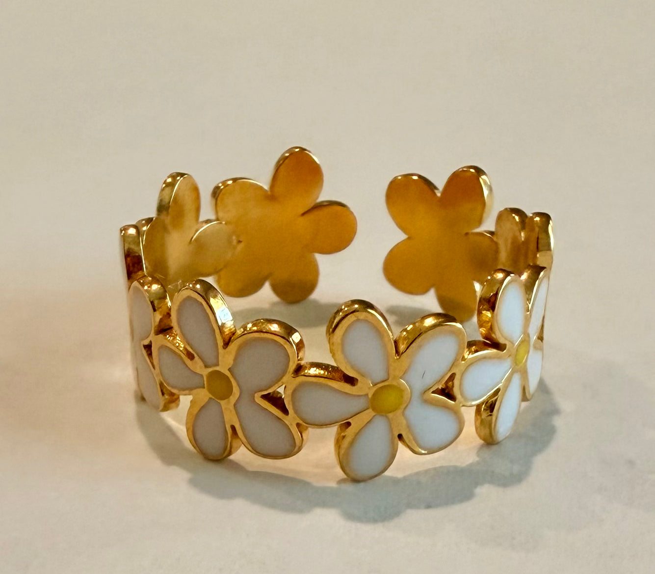 Connecting Flower Ring