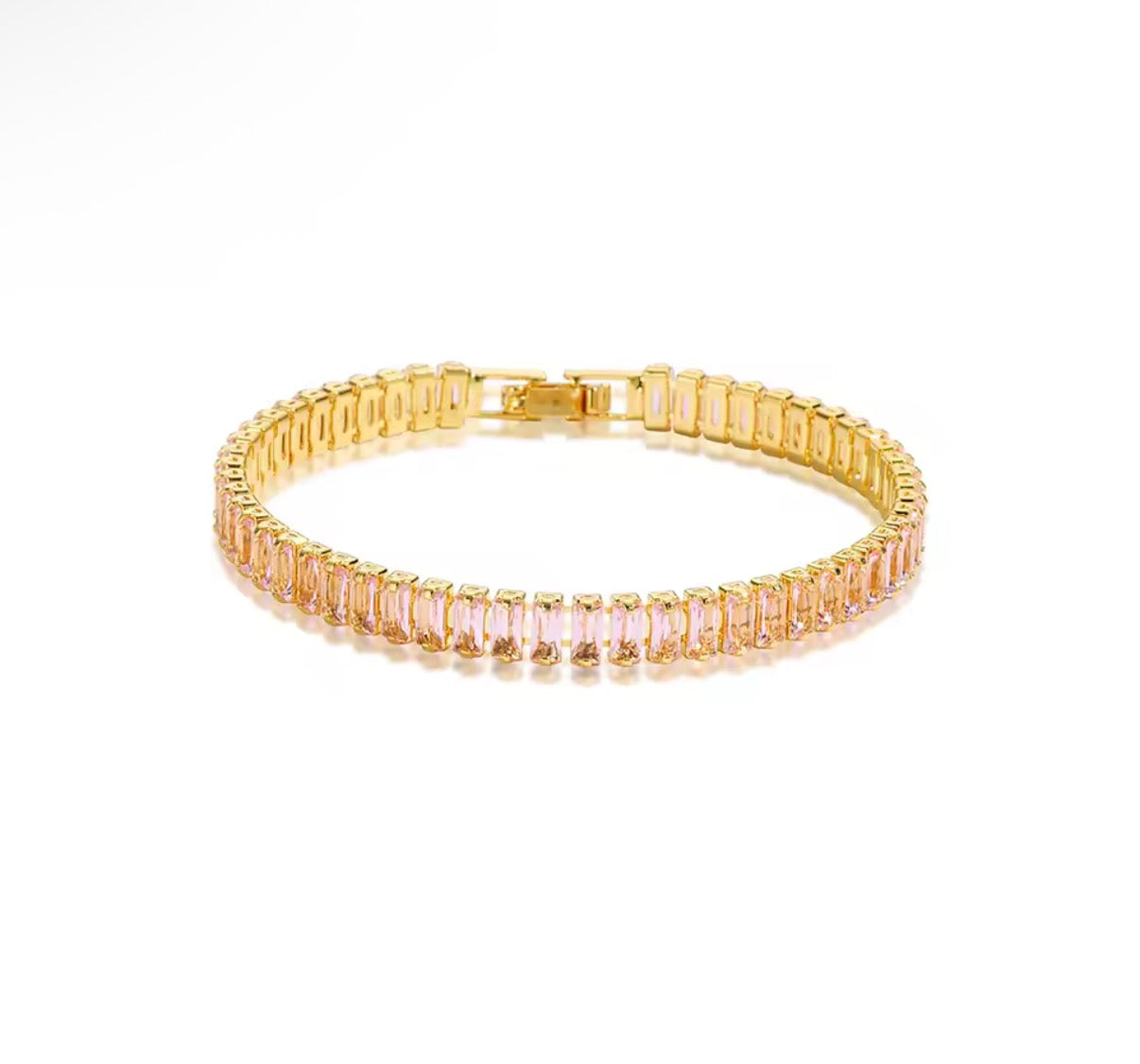 Rectangle Tennis Bracelet