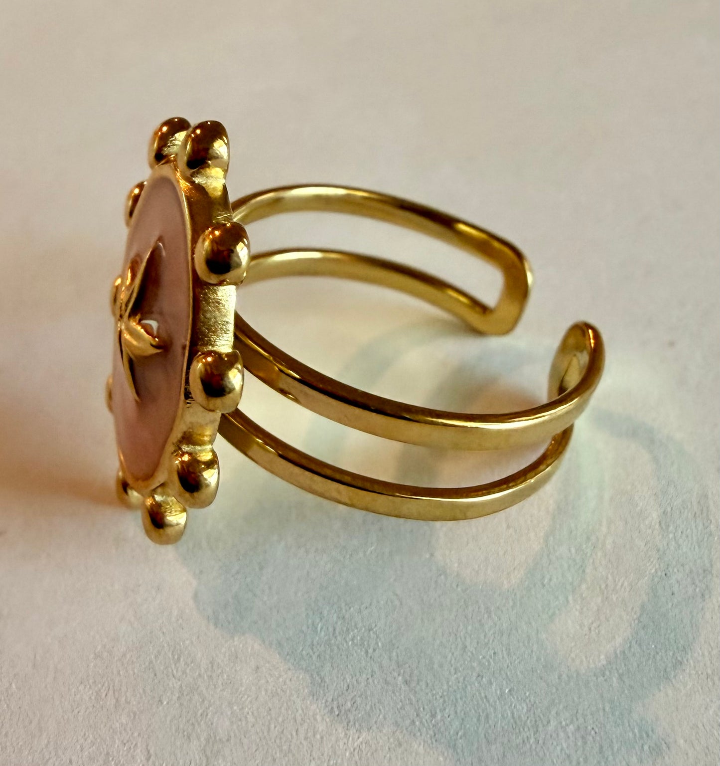 Enamel Starfish Ring