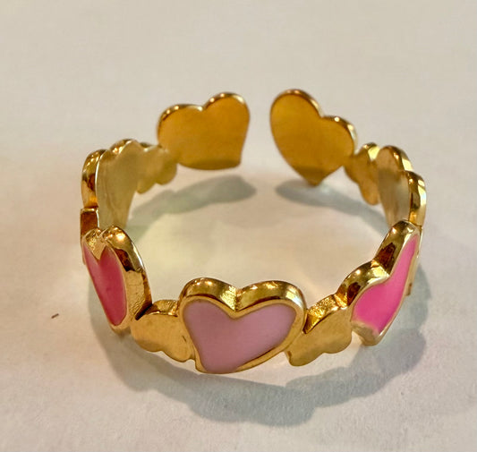Connecting Hearts Ring