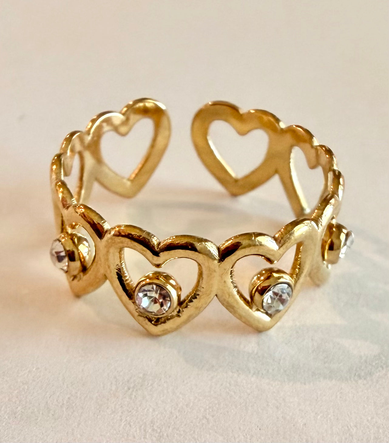 Connecting Hearts Ring